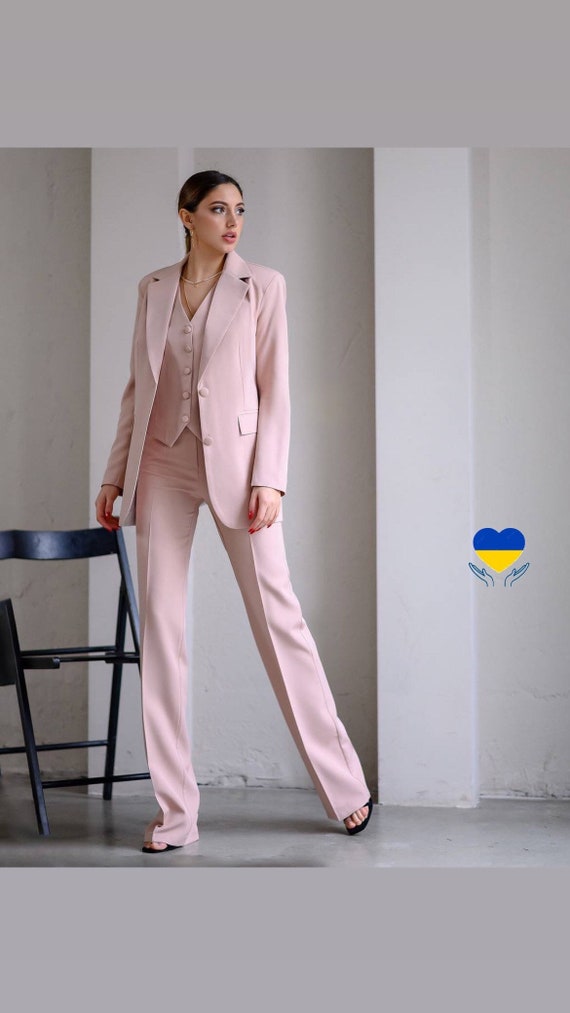Low Price Women Suits Notch Lapel Bespoke for Lady Ladies Skirt