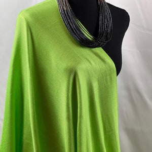 Lime Green Lightweight Scarf: Elegant Versatile Cozy Shawl