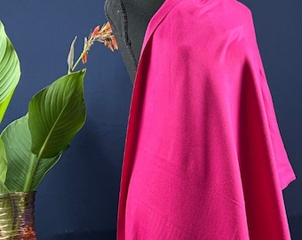 Luxurious Fuchsia Scarf: Soft Cozy Shawl, Elegant Accessory