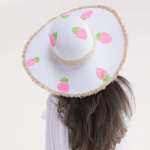 Strawberry Derby Hat - Etsy display picture 1