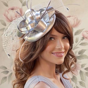 Metallic Silver Derby Hats - Etsy display picture 2