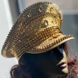 Studded Captain Hat - Etsy display picture 1