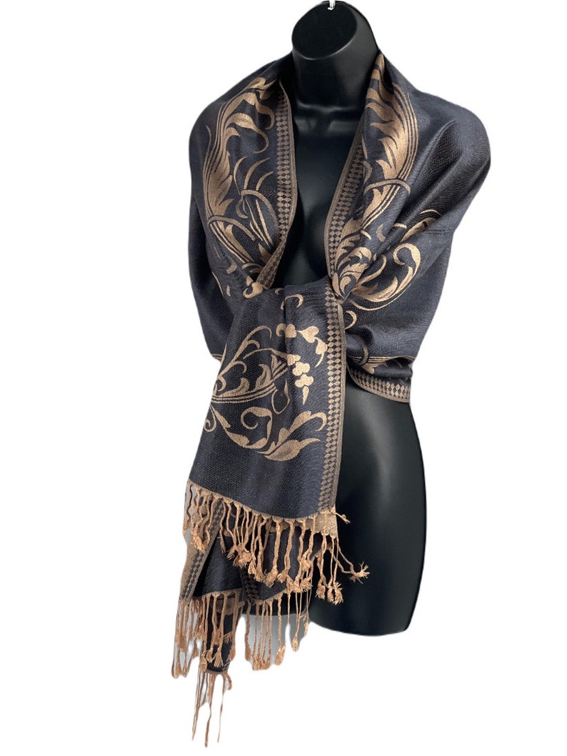 royal blue pashmina shawl