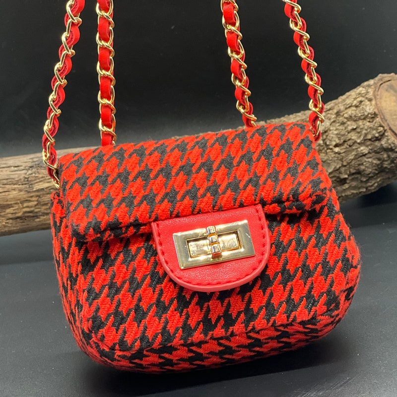 Houndstooth Mini Shoulder Bag main image 1