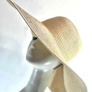 TAN CREAM rhinestone floppy hat Wide brim sun hat elegant beach hat glamorous summer hat sun hat derby hat vacation sun hat garden party hat