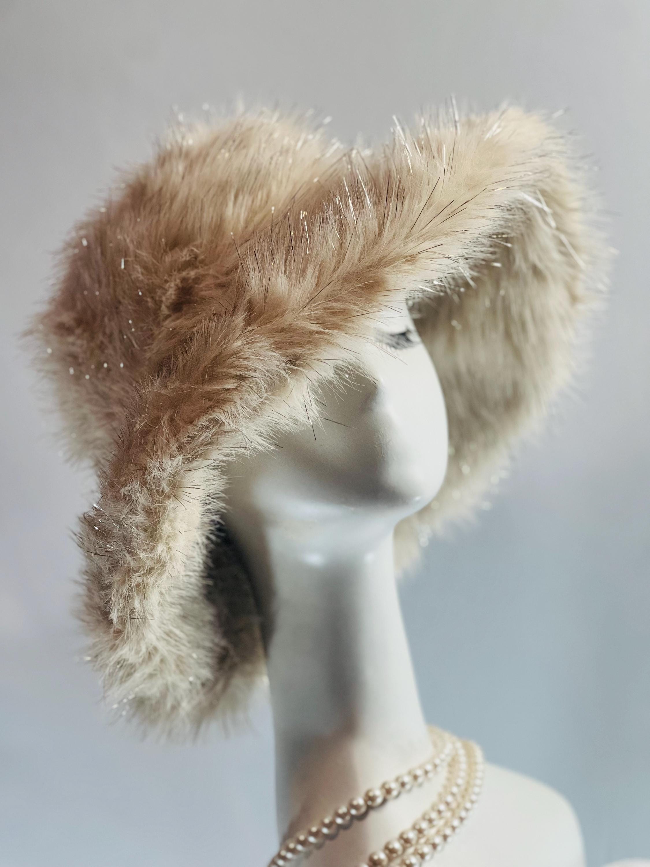 NWT Apparis Faux Fur Snowball Trapper Hat.‎ REVOLVE. Cozy Gift Stocking Stuffer Snow Angel Fluffy Hat White | Princess Polly main image 3