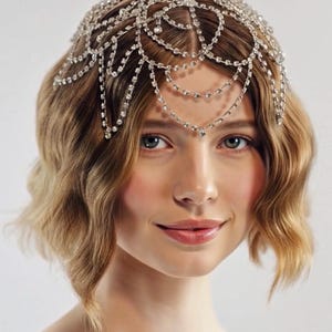 1920s Wedding Headpiece - Etsy display picture 1
