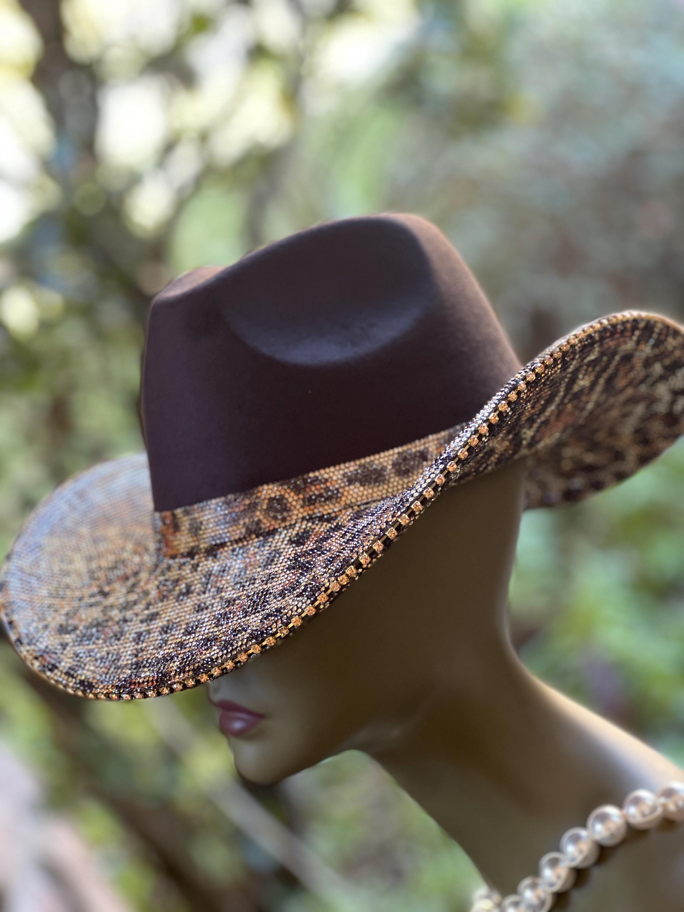 Rhinestone Fedora - Etsy