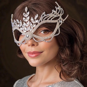 Silver Masquerade Dress - Etsy