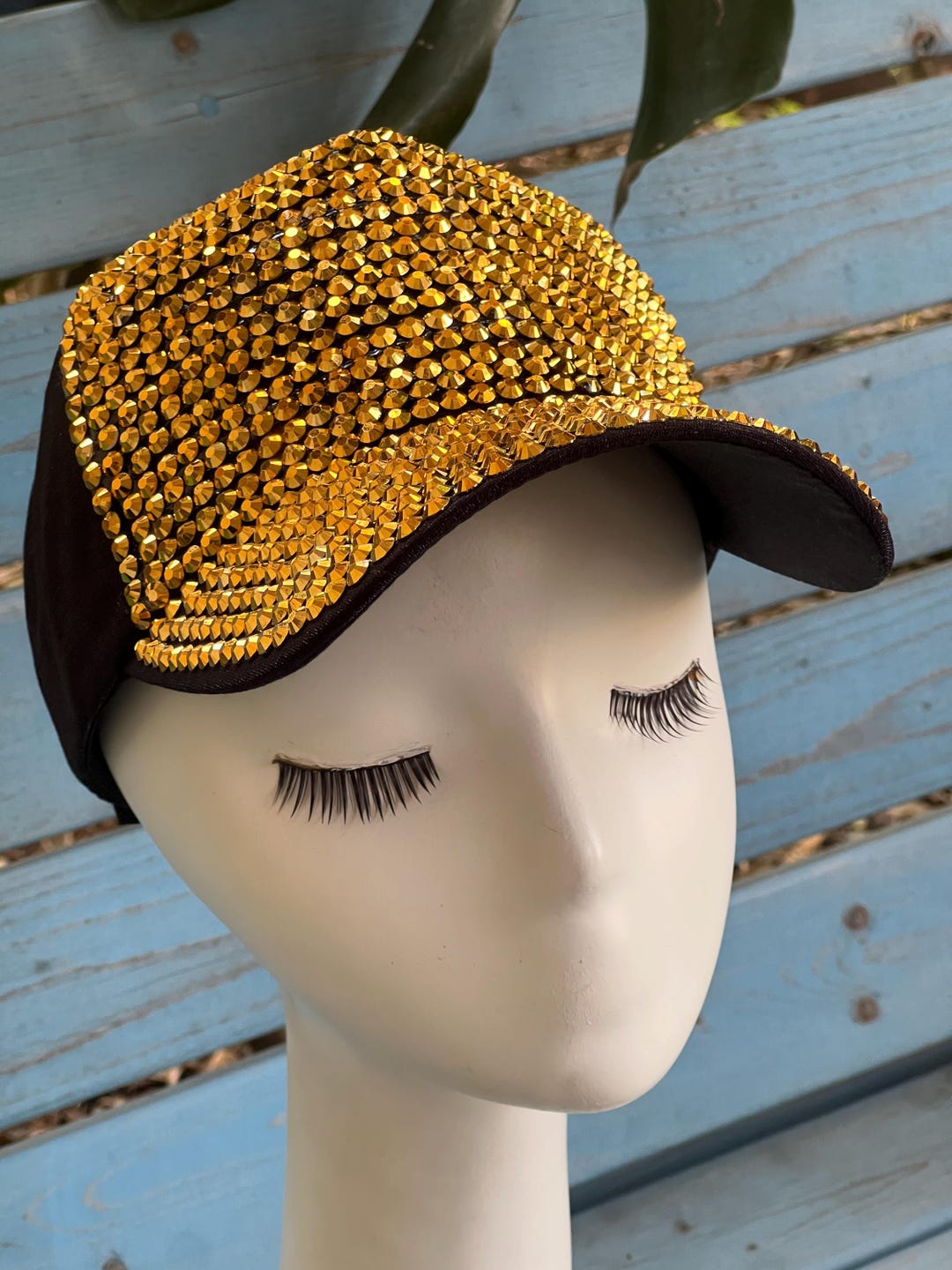 High Fashion Bling Embellished Rhinestone Cotton Embellished Baseball Ca… Amazon.com: LABANCA Women Bling Rhinestone Baseball Cap  main image 4