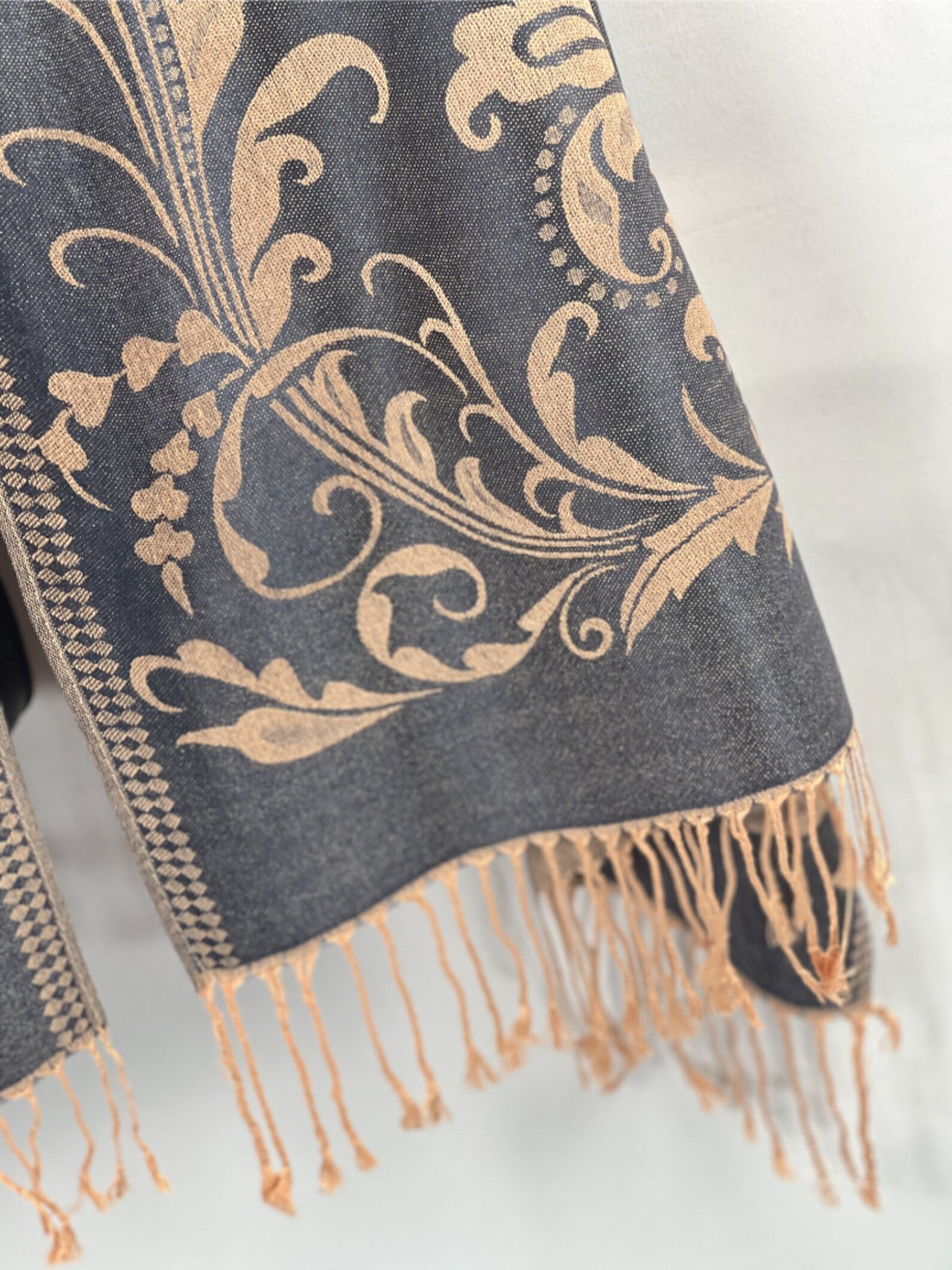royal blue pashmina shawl
