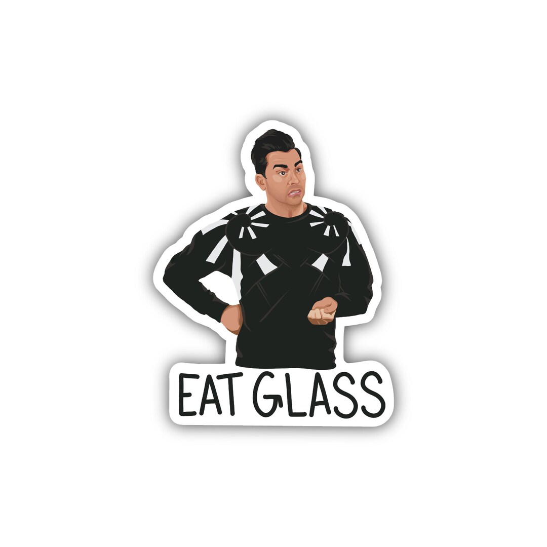 or Sticker Eat Glass Etsy