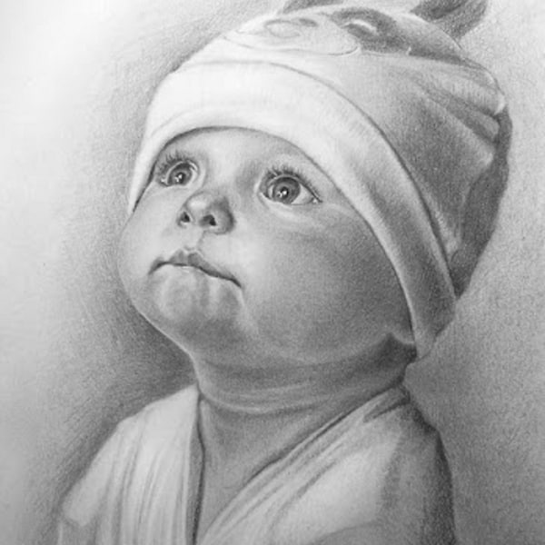 Same Day Drawing and Description of Your Future Baby Psychic Children Drawing  by World's Top Astrologer, Psychic, Healer, Palm and Tarot