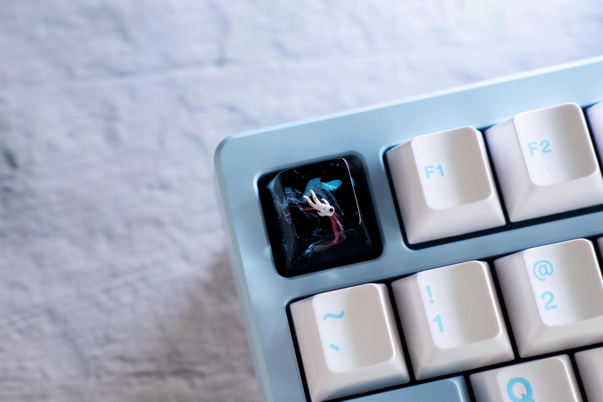 Galaxy Keycap Resin OEM Profile, Astronaut Keycap, Gravity in ...