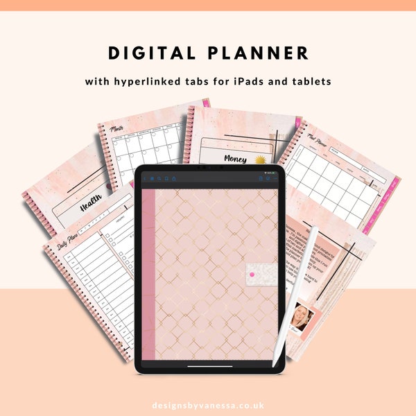 Goodnotes planner, ipad planner, notability planner, Digital journal, daily digital planner, 2022 2023 planner digital Dated Digital Journal