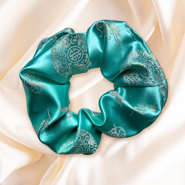 Scrunchies 7 | Hanbok Haarschmuck | Traditionelle koreanische Haargummi | Eleganter koreanischer Haarschmuck | koreanische Geschenke
