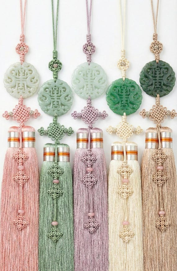 Jade Norigae – Elegant Korean Traditional Hanbok Ornament