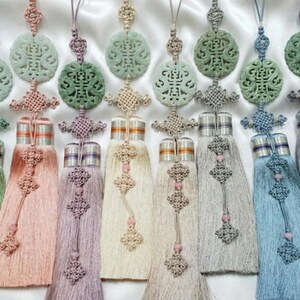Jade Norigae – Elegant Korean Traditional Hanbok Ornament image 11