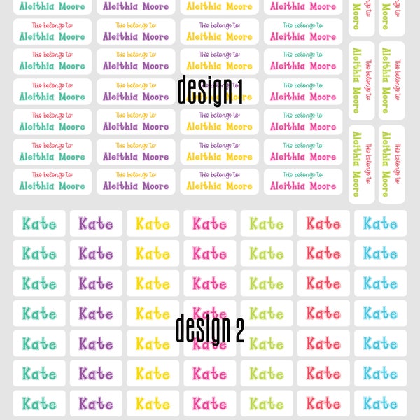 Daycare Labels - Etsy