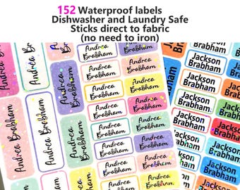 Kids Name Stickers, Daycare Name Labels, Preschool Name Labels, Back to School Gift for Kids, School Labels for Kids, Waterproof Name Labels