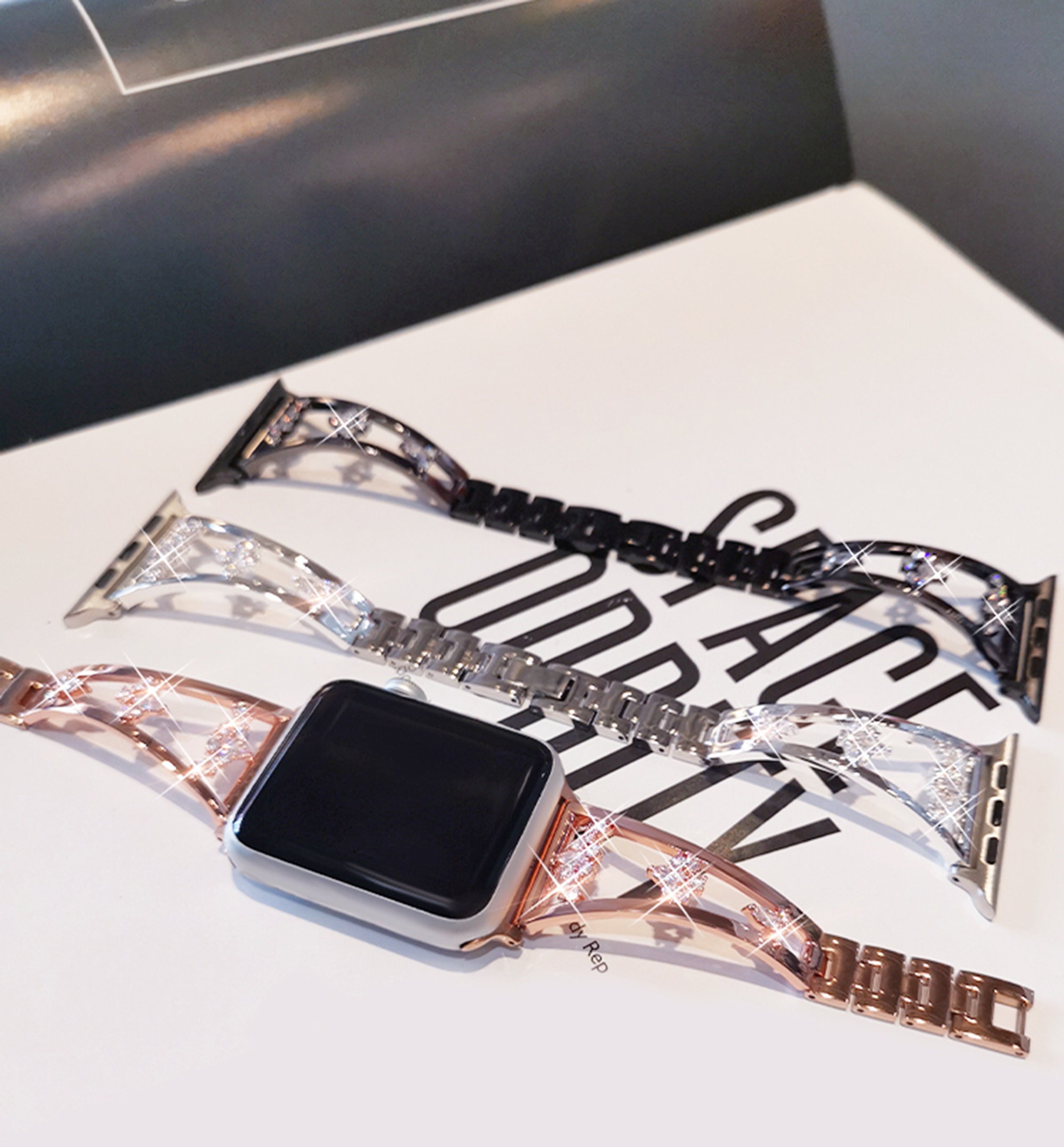 Gold Apple Watch Band 38mm 40mm 42mm 44mm Metal Chain Iwatch Etsy UK