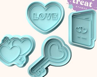 Love Fondant Stamp & Cutter Embosser Set