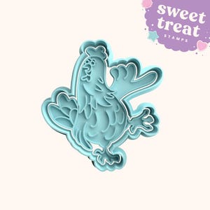 Ensemble d&#39;estampes et d&#39;emporte-pièces pour fondant au poulet Poule