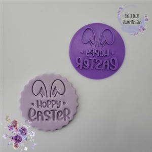 Frohe Ostern Fondant-Stempel Keks-Prägeform