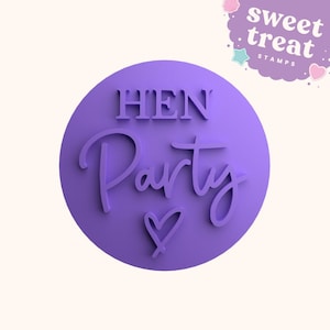 Hen Party Fondant Stamp Embosser
