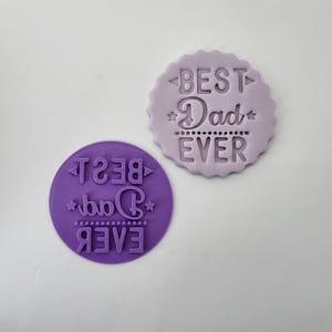 Embosseur de biscuits pour la fête des pères, le meilleur papa de tous les temps
