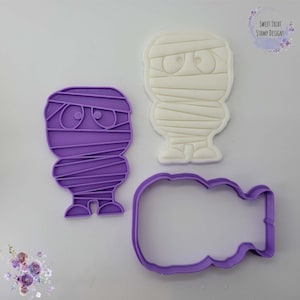 Mummy Halloween Fondant Stamp & Cutter Embosser