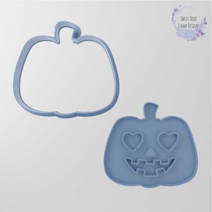 Pumpkin Halloween Fondant Stamp & Cutter Embosser Set