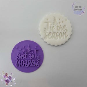 Embosseuse pour tampons fondant de Noël La saison des Fêtes