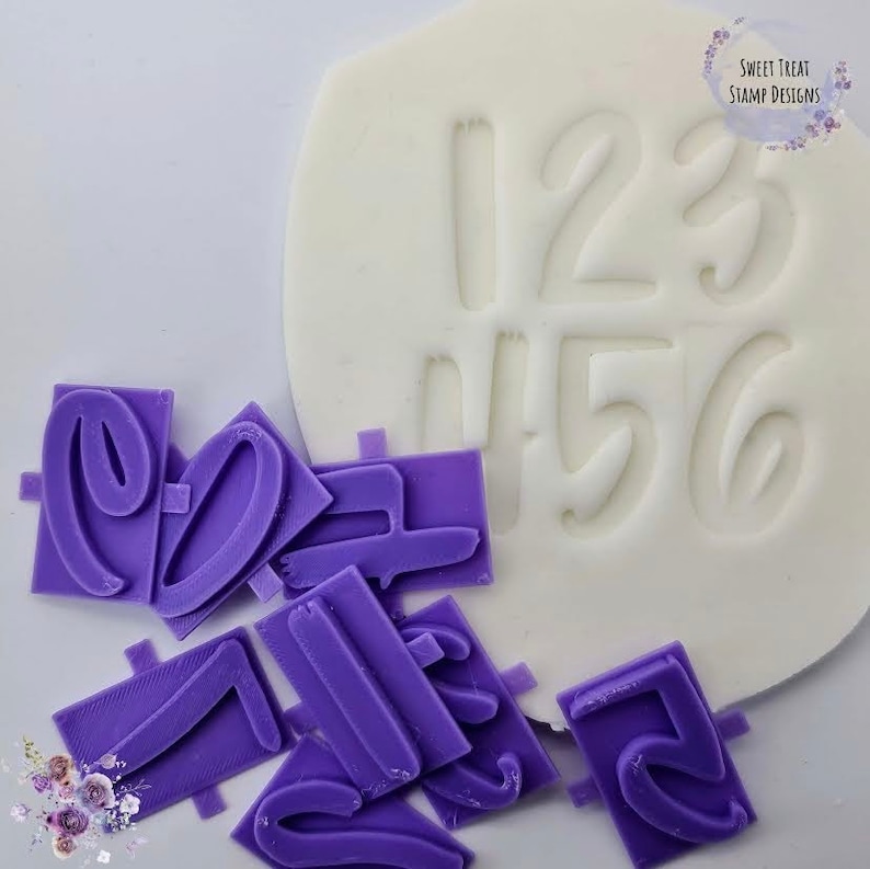 Full set of Free Shipping Cheap Bargain Gift numbers Stamps - Ranking TOP12 V3 Fondant