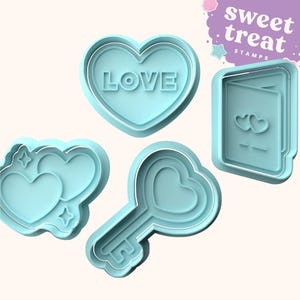 Love Fondant Stamp & Cutter Embosser Set