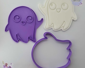 Ghost Halloween Fondant Stamp & Cutter Embosser