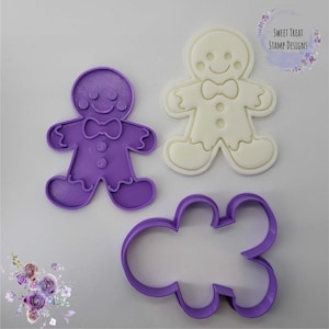 Stämpel och utstickare för julpepparkaksfondant | 3 designer