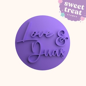 Embosseuse pour tampons fondant Love & Duas