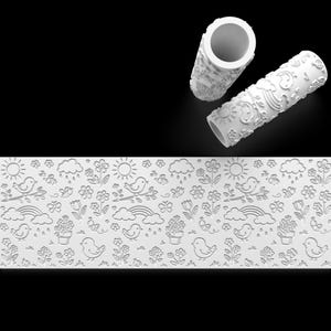 Spring Meadow Fondant Texture Roller