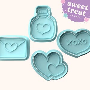 Love Fondant Stamp & Cutter Embosser Set