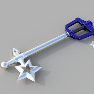 Starlight Keyblade 3D Printed Prop - Kingdom Hearts Cosplay