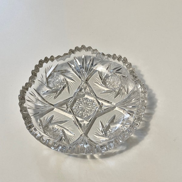 Cut Glass Dish