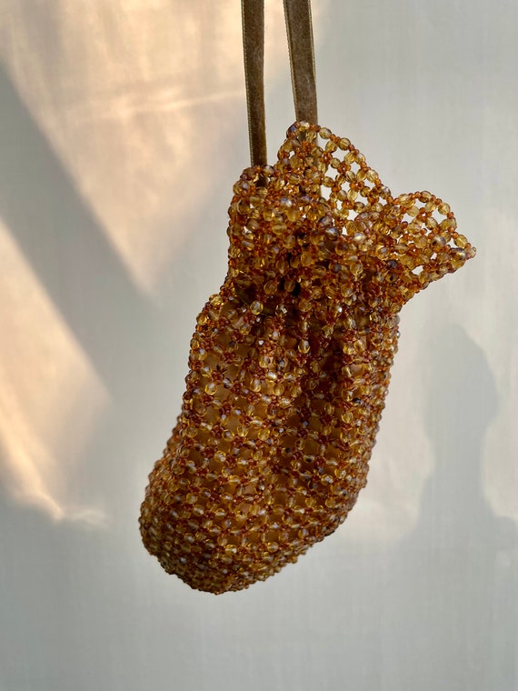 Beaded Drawstring Bag - image 6