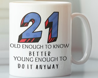 21st Birthday Mug , Born in 2001 Coffee Mug, 21st Birthday Gift, Millennium Baby Tea Cup, Twenty First Birthday Gift, 2001 Birth Year
