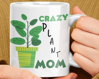 Tazza mamma pianta, regalo per amante delle piante, tazza di caffè amante delle piante, regali per amante delle piante, regalo mamma pianta, tazza da tè amante delle piante della casa