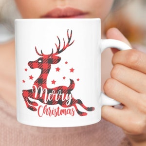 Merry Christmas Mug, Funny Xmas Gift, Christmas mugs, Winter Mug, Xmas gifts for Her, Merry Xmas, Christmas Coffee Mug, Reindeer Mug