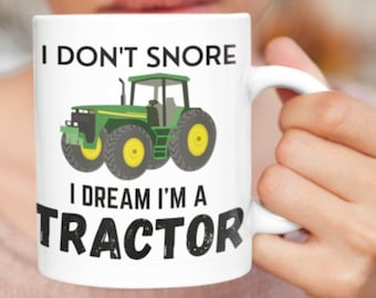 Tractor Mug, Funny Farmer Tractor Coffee Mug, Farmer Birthday Gift, Housewarming Farm Gift, Farmer Birthday Gift