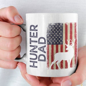 Hunter Mug, Hunting Coffee Mug, Hunting Gifts, Gift for Hunters, Father, Dad, Husband, Grandpa, Deer Hunting Mug