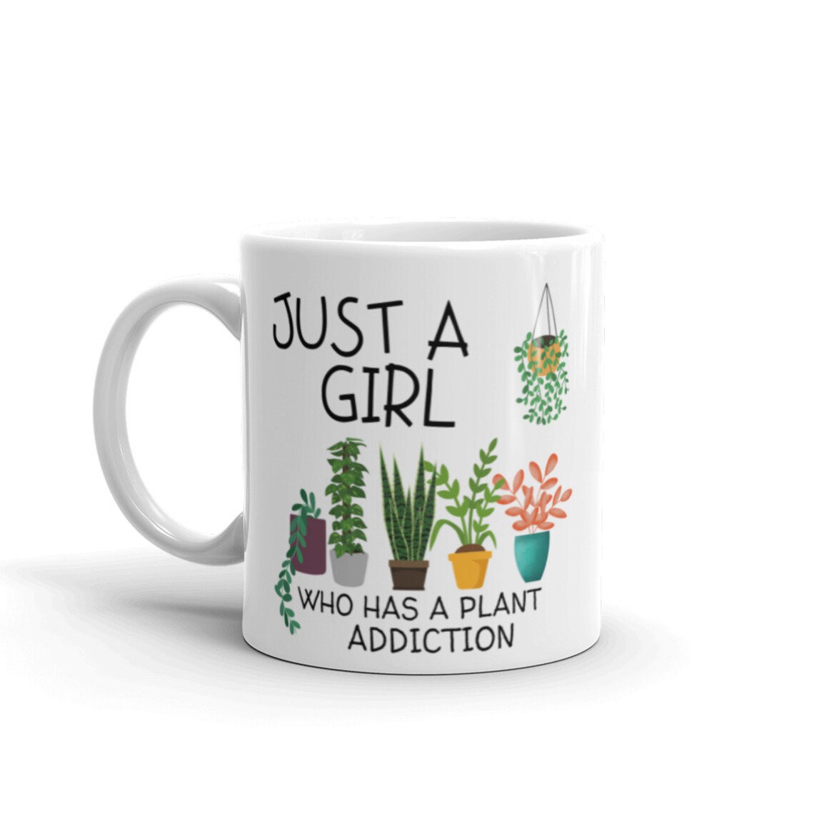 Cute Plant Coffee Mug Plant Mom Ceramic Mug Nature Garden Etsy