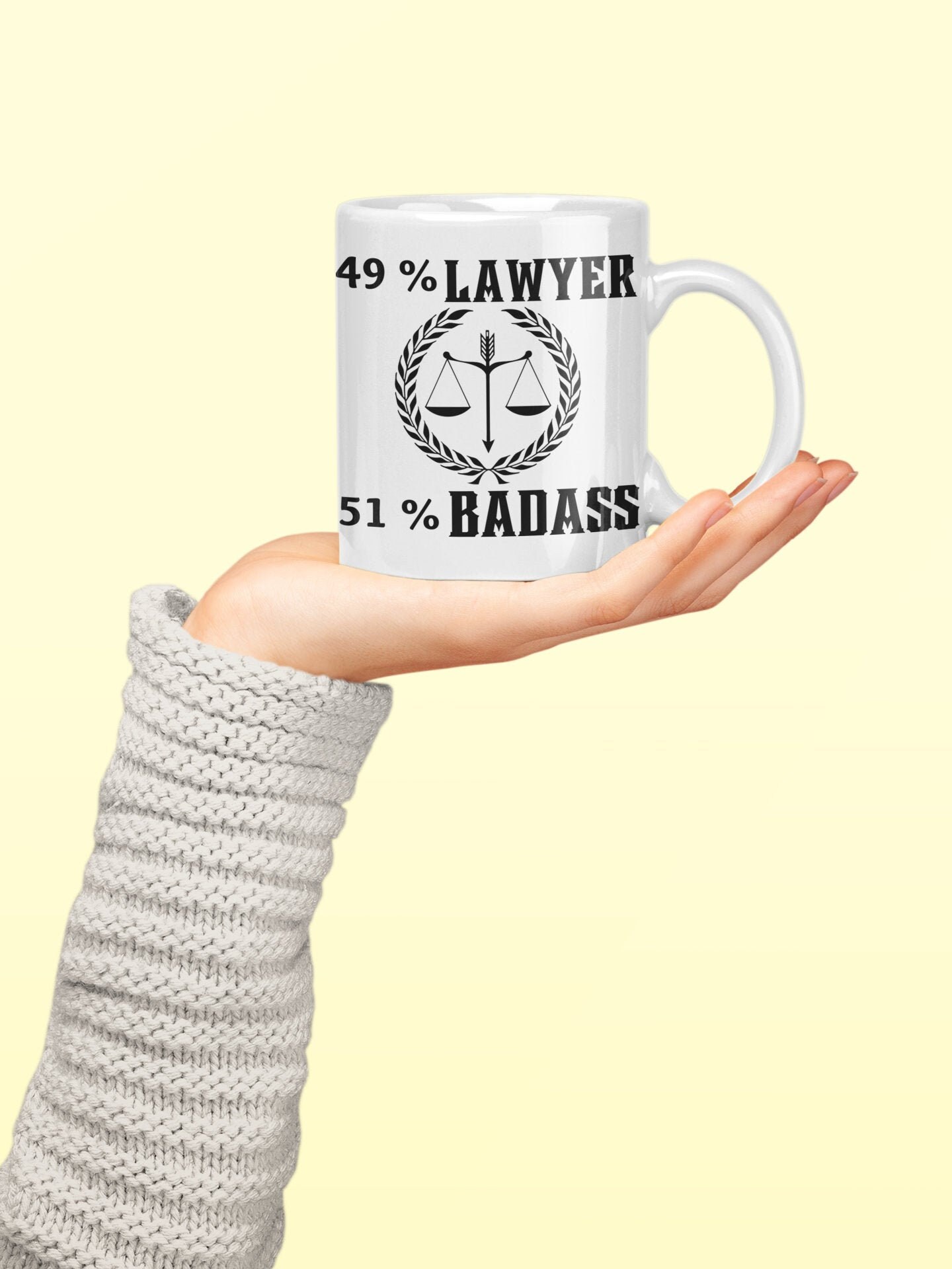 Lawyer Ceramic Mug, Lawyer Coffee White Mug, Awesome Lawyer Glossy Mug, Gift for Lawyer, Funny Lawyer Gift